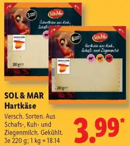Lidl SOL & MAR Hartkäse Angebot