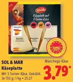 Lidl SOL & MAR Käseplatte Angebot