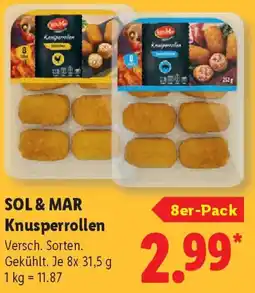Lidl SOL & MAR Knusperrollen Angebot