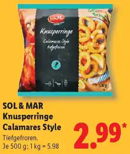 Lidl SOL & MAR Knusperringe Calamares Style Angebot