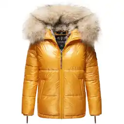 Netto Marken-Discount NAVAHOO Damen Winterjacke Warm Gefütterte Steppjacke mit Kunstfellkapuze Tikunaa Angebot
