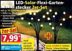 Norma I-GLOW LED-Solar-Flexi Gartenstecker 2er-Set Angebot
