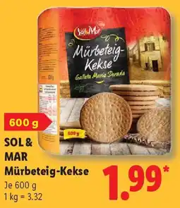 Lidl SOL & MAR Mürbeteig-Kekse Angebot