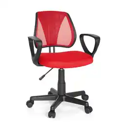 Netto Marken-Discount hjh OFFICE Kinderdrehstuhl KIDDY CD Stoff / Netzstoff mit Armlehnen Angebot