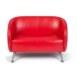 Netto Marken-Discount hjh OFFICE Lounge Sofa ST. LUCIA Kunstleder mit Armlehnen Angebot