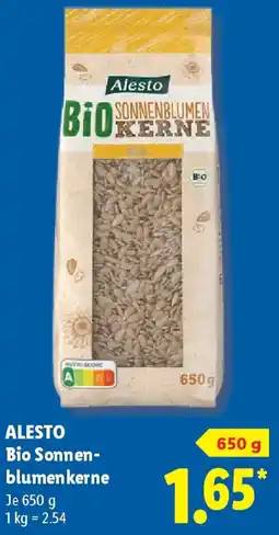 Lidl ALESTO Bio Sonnenblumenkerne Angebot