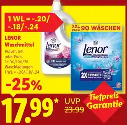 Lidl LENOR Waschmittel Angebot