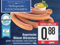 E-Center Bayerische Wiener Würstchen Angebot