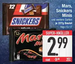 E-Center Mars, Snickers Minis Angebot