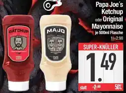 E-Center Papa Joe's Ketchup oder Original Mayonnaise Angebot