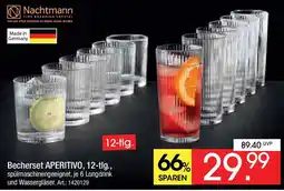 Zurbrüggen Nachtmann Becherset APERITIVO, 12-tlg. Angebot