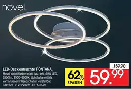 Zurbrüggen Novel LED-Deckenleuchte FONTANA Angebot