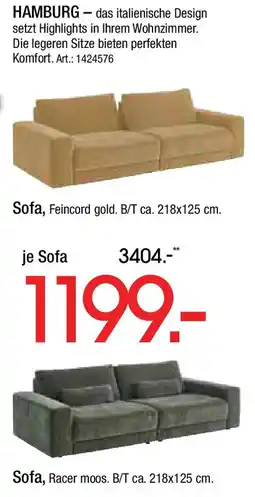 Zurbrüggen Sofa Angebot
