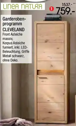 Zurbrüggen LINEA NATURA Garderobenschrank Angebot
