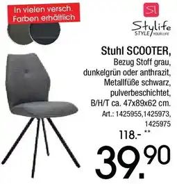 Zurbrüggen Stylife Stuhl SCOOTER Angebot