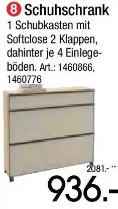 Zurbrüggen Dieter Knoll Schuhschrank Angebot