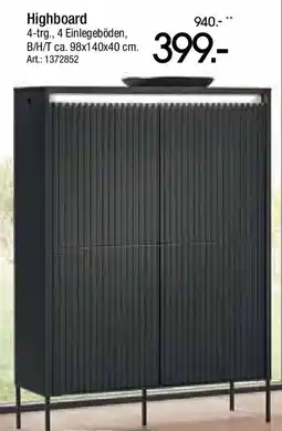 Zurbrüggen HOM'IN Highboard Angebot