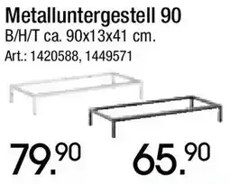 Zurbrüggen Metalluntergestell 90 Angebot