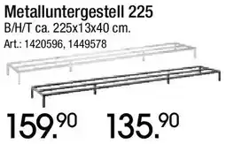 Zurbrüggen Metalluntergestell 225 Angebot