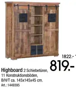 Zurbrüggen Highboard Angebot