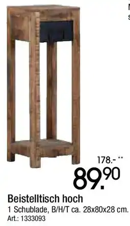 Zurbrüggen LANDSCAPE Beistelltisch hoch Angebot