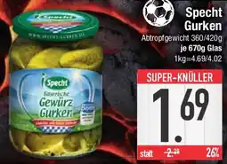 E-Center Specht Gurken Angebot