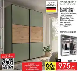 Zurbrüggen Moderano Schwebetürenschrank PRIMO Angebot