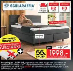Zurbrüggen SCHLARAFFIA Boxspringbett LINERA ONE Angebot