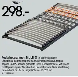 Zurbrüggen Dieter Knoll Federholzrahmen MULTI S Angebot