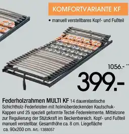 Zurbrüggen Dieter Knoll Federholzrahmen MULTI KF Angebot