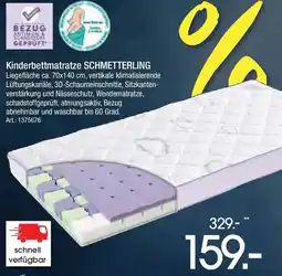 Zurbrüggen Kinderbettmatratze SCHMETTERLING Angebot