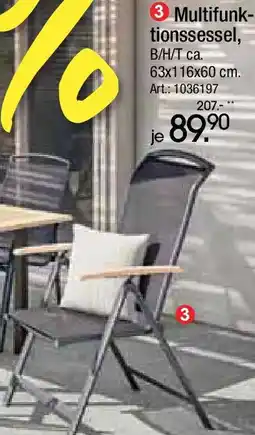 Zurbrüggen GARDEN ambia Multifunktionssessel Angebot