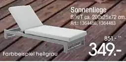 Zurbrüggen Amalio Sonnenliege Angebot