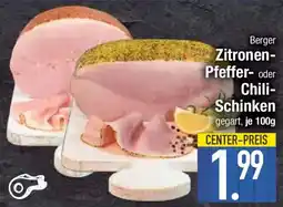 E-Center Zitronen Pfeffer oder Chili Schinken Angebot
