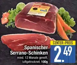 E-Center Spanischer Serrano-Schinken Angebot