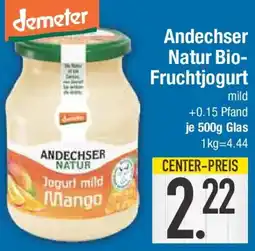 E-Center demeter Andechser Natur Bio Fruchtjogurt Angebot