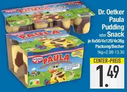 E-Center Dr. Oetker Paula Pudding oder Snack Angebot