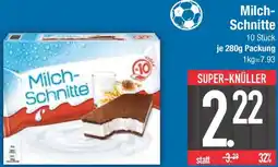 E-Center Milch Schnitte Angebot