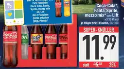 E-Center Coca-Cola, Fanta, Sprite, mezzo mix oder Lift Angebot