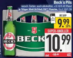 E-Center Beck's Pils Angebot