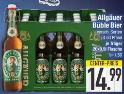 E-Center Allgäuer Büble Bier Angebot