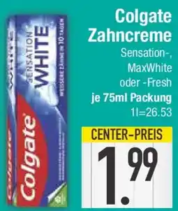 E-Center Colgate Zahncreme Angebot