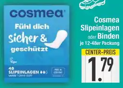 E-Center Cosmea Slipeinlagen oder Binden Angebot