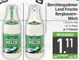 E-Center Berchtesgadener Land Frische Bergbauern Milch Angebot