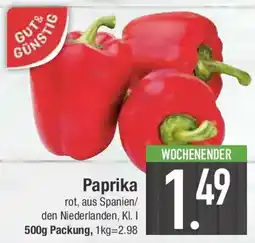 E-Center Paprika Angebot