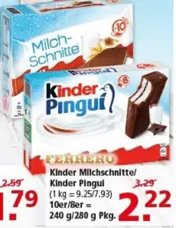 Multi Markt Kinder Milchschnitte/ Kinder Pingui Angebot