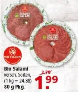 Multi Markt WILTMANN Bio Salami Angebot