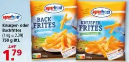 Multi Markt agrarfrost Knusper- oder Backfrites Angebot