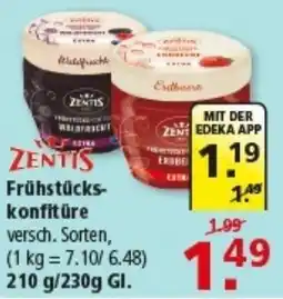 Multi Markt ZENTIS Frühstückskonfitüre Angebot