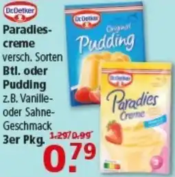 Multi Markt Dr Oetker Paradiescreme oder Pudding Angebot